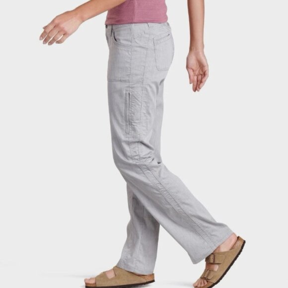 KUHL | 4 Regular | CABO Women’s Pant Sun Protection Linen Mid Rise 31" inseam - Picture 3 of 9